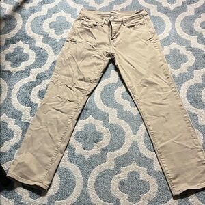 Levi's 505 Straight-Leg Jeans in Beige